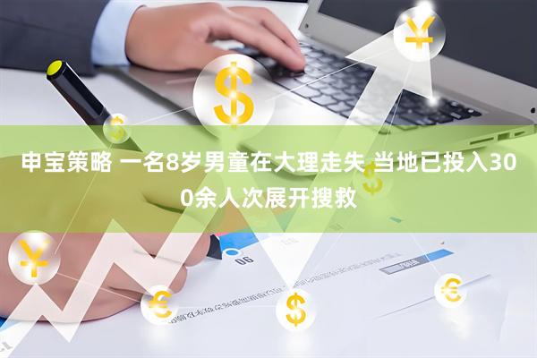 申宝策略 一名8岁男童在大理走失 当地已投入300余人次展开搜救