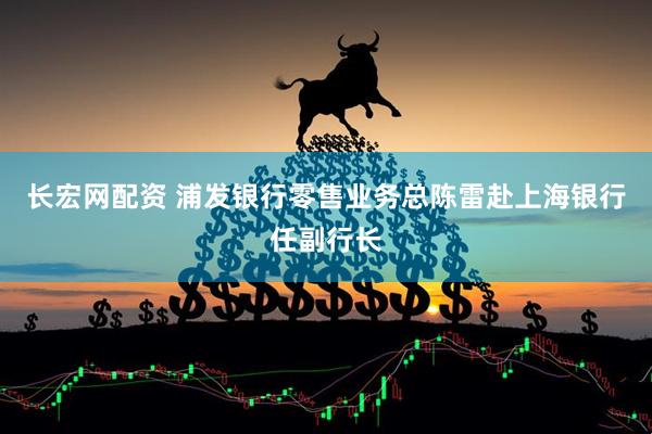 长宏网配资 浦发银行零售业务总陈雷赴上海银行任副行长